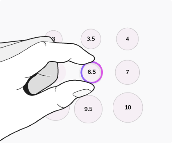 Ring size guide